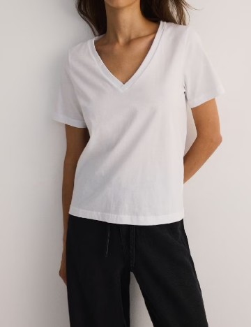 Tricou Reserved, alb