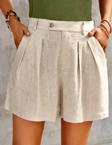 Pantaloni scurti SHEIN, bej
