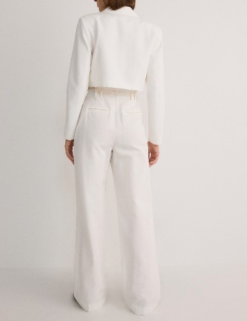 Pantaloni Reserved, alb