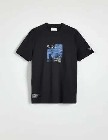 Tricou Reserved, negru