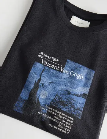 Tricou Reserved, negru