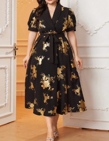Rochie medie SHEIN CURVE, negru