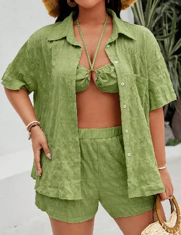 Compleu SHEIN CURVE, verde
