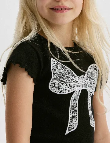 Tricou Reserved, negru