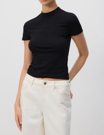 Tricou Reserved, negru
