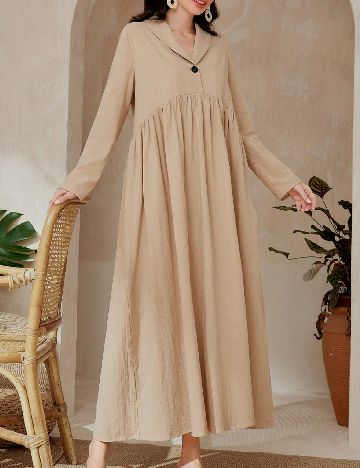 Rochie lunga SHEIN, maro