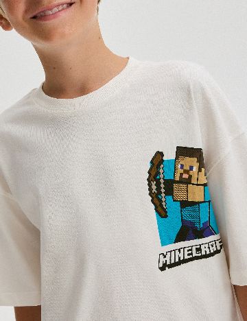 Tricou Oversize Reserved, alb