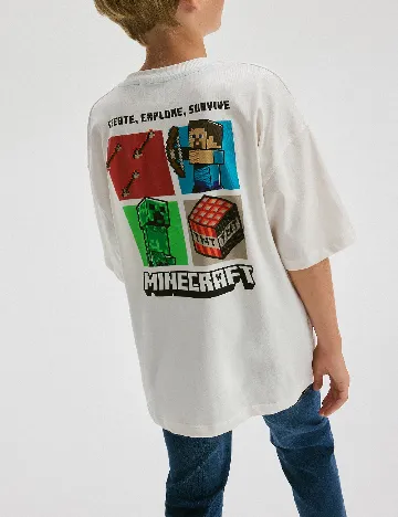 Tricou Oversize Reserved, alb