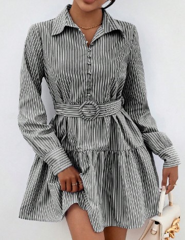 Rochie scurta SHEIN, gri