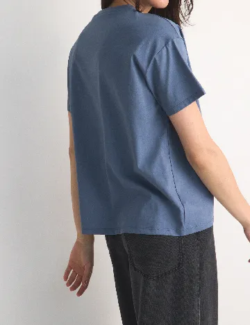 Tricou Reserved, albastru