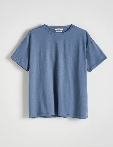 Tricou Reserved, albastru