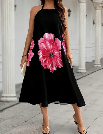 Rochie medie SHEIN CURVE, negru