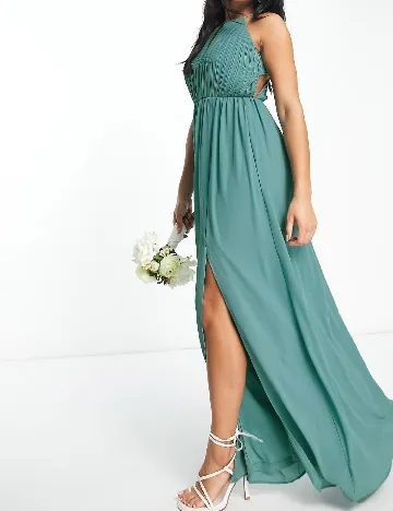 Rochie lunga TFNC London, verde