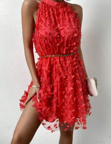 Rochie scurta SHEIN, rosu