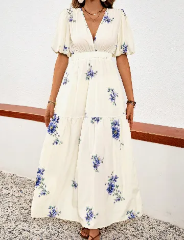Rochie lunga SHEIN, ecru
