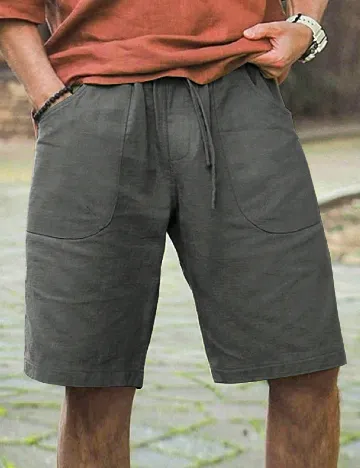 Pantaloni scurti SHEIN, gri inchis