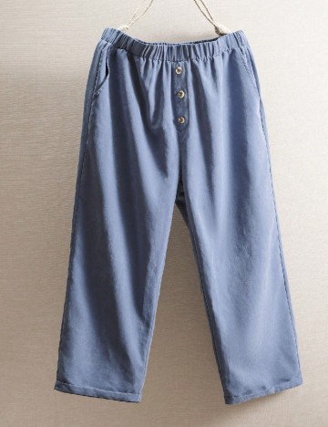 Pantaloni SHEIN CURVE, albastru