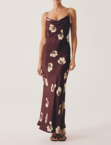 Rochie lunga Reserved, visiniu