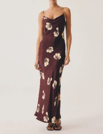 Rochie lunga Reserved, visiniu