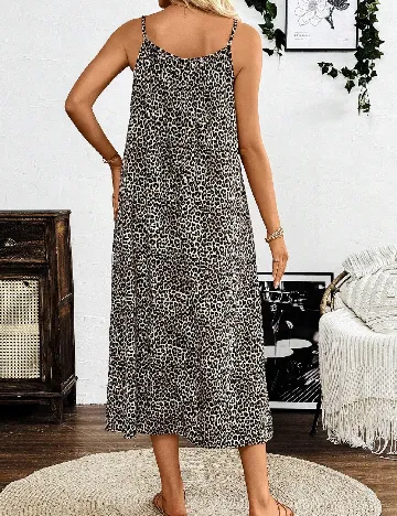 Rochie medie SHEIN, animal print
