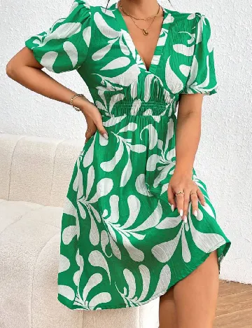 Rochie scurta SHEIN, verde