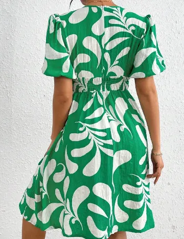 Rochie scurta SHEIN, verde