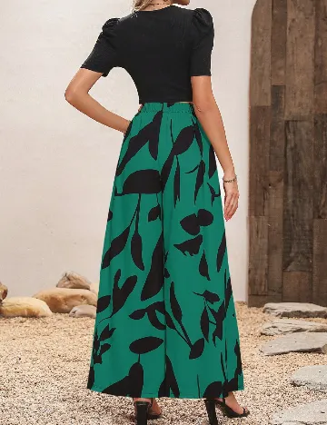 Compleu SHEIN, negru/verde