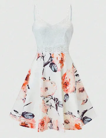 Rochie scurta SHEIN, alb
