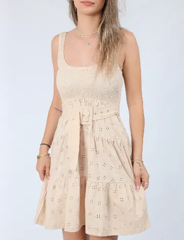 Rochie scurta ASOS, crem
