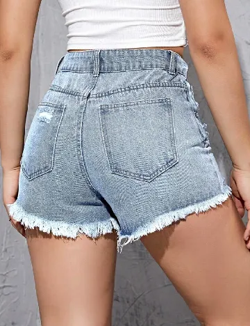 Pantaloni scurti SHEIN, albastru