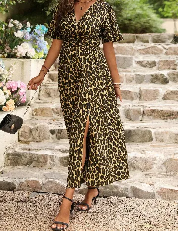 Rochie lunga SHEIN, animal print