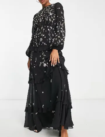 Rochie lunga ASOS, negru