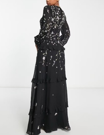 Rochie lunga ASOS, negru