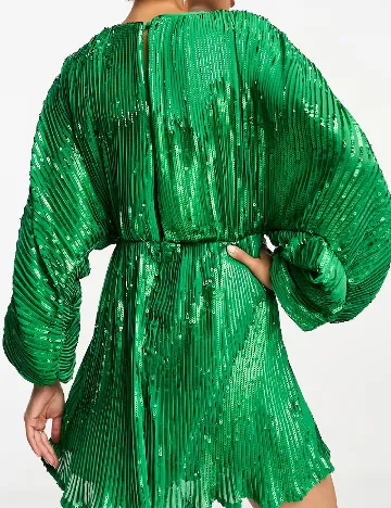 Rochie scurta ASOS, verde