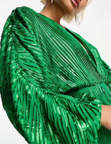 Rochie scurta ASOS, verde