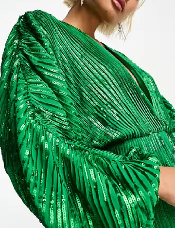 Rochie scurta ASOS, verde