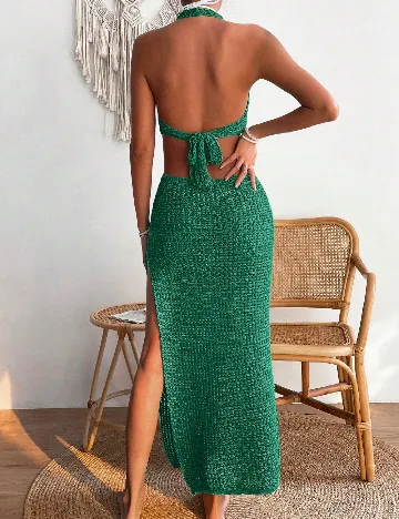 Rochie de plaja SHEIN, verde