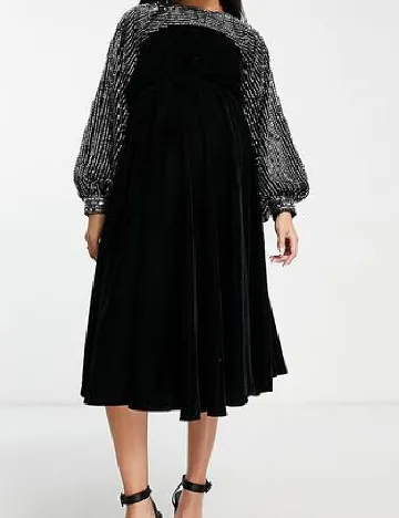 Rochie medie Asos Maternity, negru