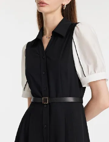 Rochie medie Goelia, negru