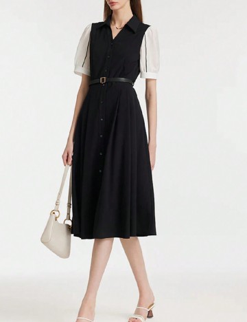 Rochie medie Goelia, negru