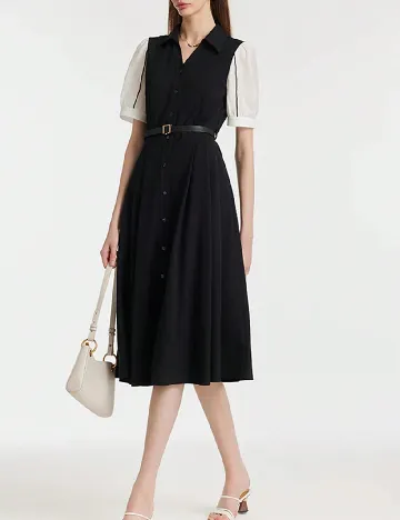 Rochie medie Goelia, negru