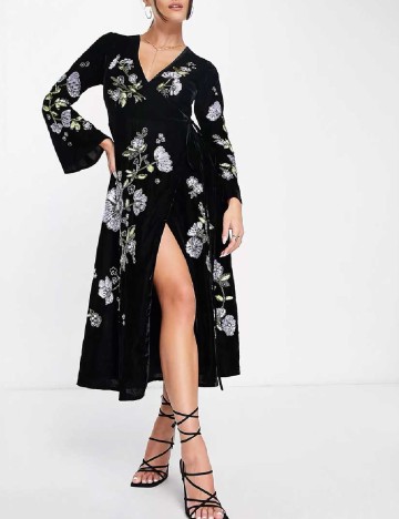 Rochie medie ASOS, negru