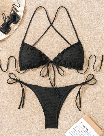 Costum de baie SHEIN, negru