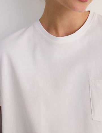 Tricou Reserved, alb