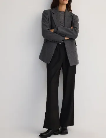 Pantaloni Reserved, negru