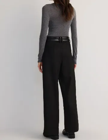 Pantaloni Reserved, negru