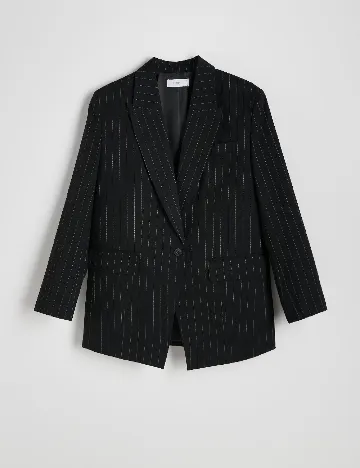 Sacou Reserved, negru