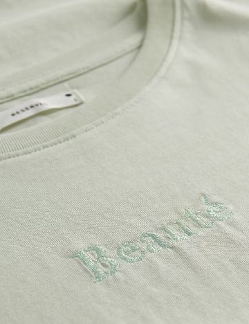 Tricou Reserved, verde pal