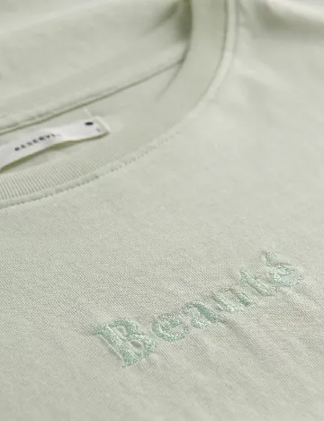 Tricou Reserved, verde pal