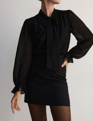 Fusta Reserved, negru Negru